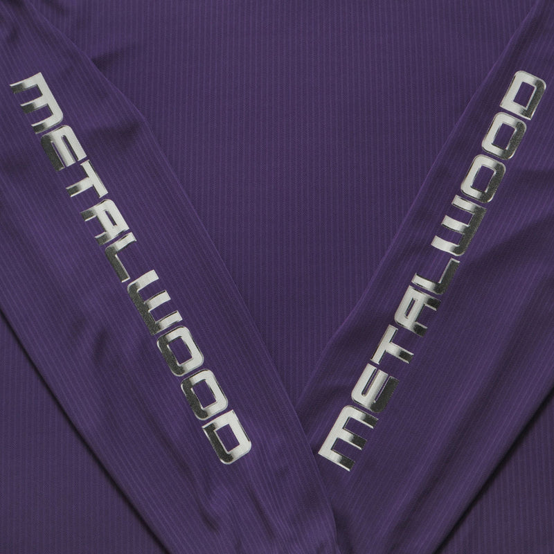 Metalwood Moto Long Sleeve Crewneck Jersey - Purple