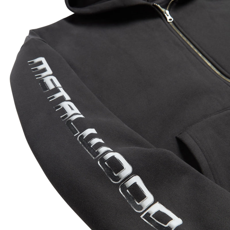 Metalwood Moto Zip Hoodie - Tar