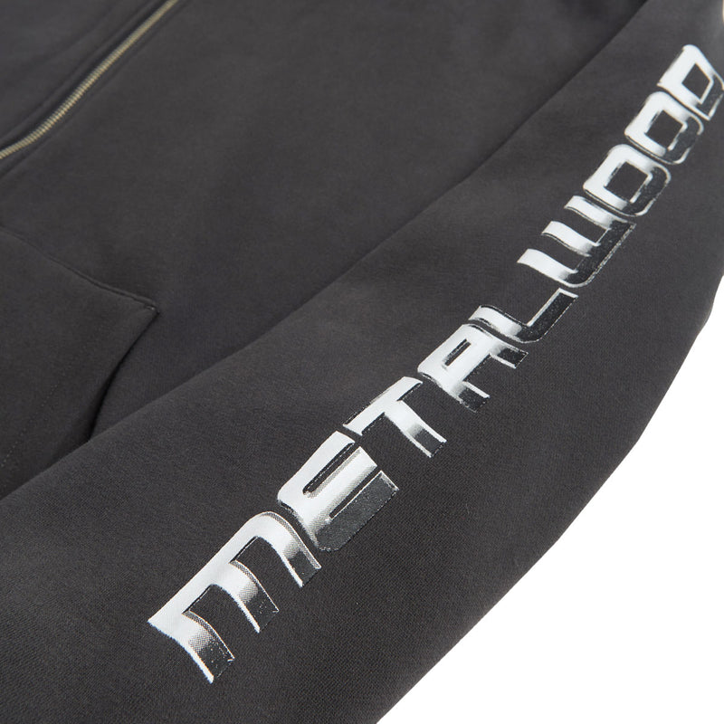 Metalwood Moto Zip Hoodie - Tar