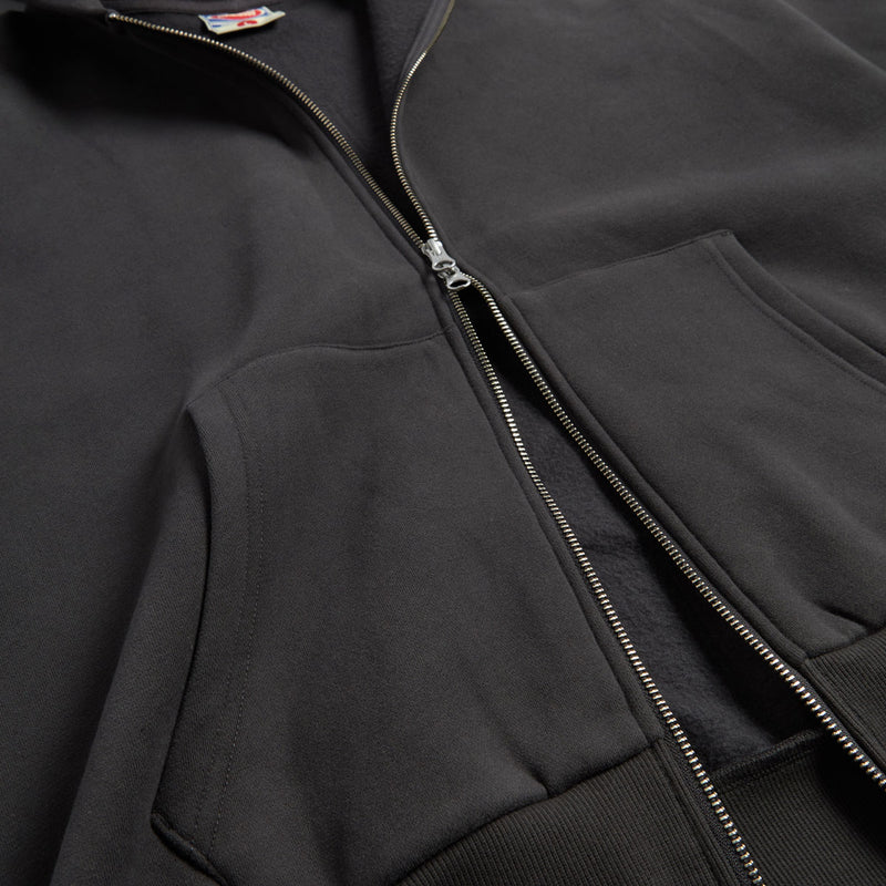Metalwood Moto Zip Hoodie - Tar
