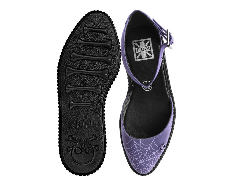 A3167L Midnight Chameleon Spiderweb Glow Sandal