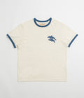 Mollusk Dolphins Ringer T-Shirt in Natural and Navy