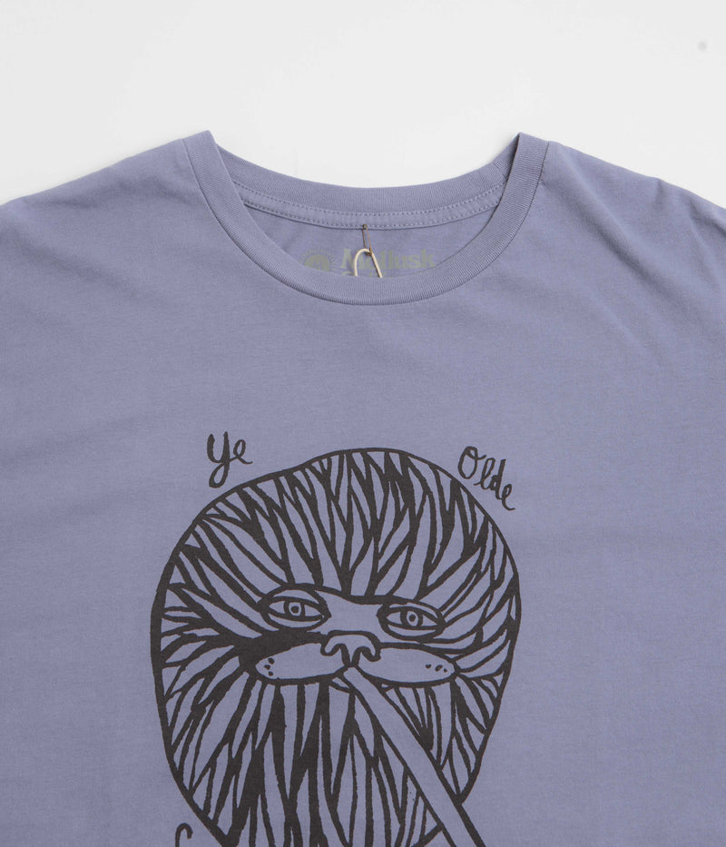 Mollusk Sea Kat T-Shirt in Lavender Blue