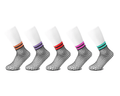 TSK1122 Multi-color Band Fishnet 5-Pk Sock TSK1122-OS
