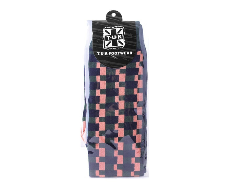 TSK1148 Multicolor Houndstooth Knee-High Sock TSK1148-OS