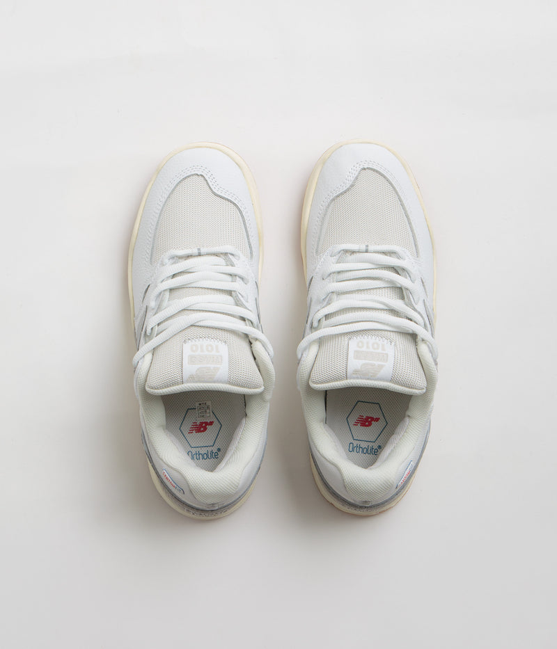 New Balance Numeric 1010 Tiago Lemos Shoes in White and White