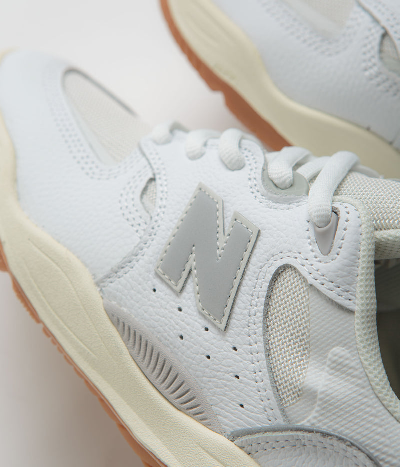 New Balance Numeric 1010 Tiago Lemos Shoes in White and White