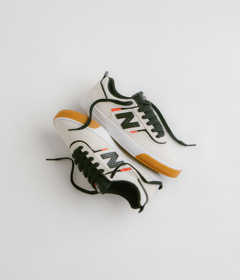 New Balance Numeric 306 Jamie Foy Shoes in Sea Salt and White