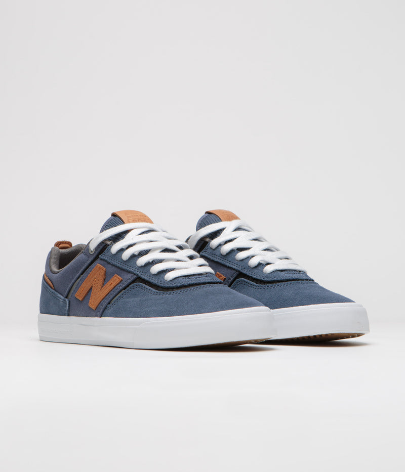 New Balance Numeric 306 Jamie Foy Shoes in Vintage Indigo and Brown