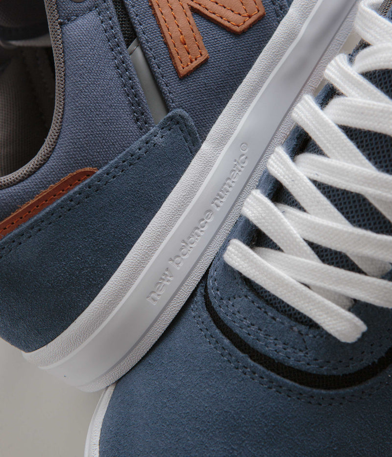 New Balance Numeric 306 Jamie Foy Shoes in Vintage Indigo and Brown