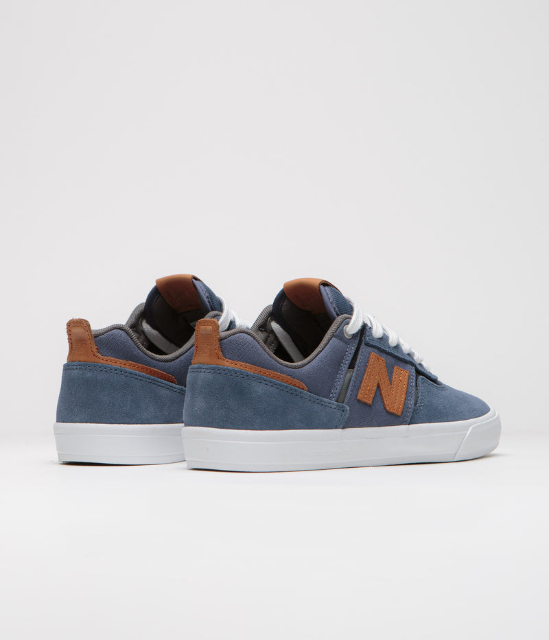 New Balance Numeric 306 Jamie Foy Shoes in Vintage Indigo and Brown