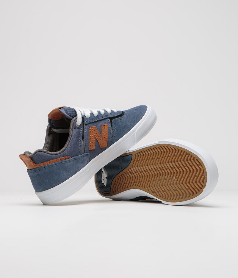 New Balance Numeric 306 Jamie Foy Shoes in Vintage Indigo and Brown