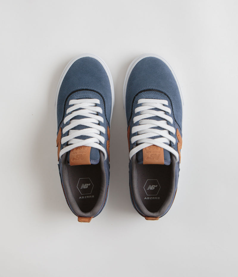 New Balance Numeric 306 Jamie Foy Shoes in Vintage Indigo and Brown
