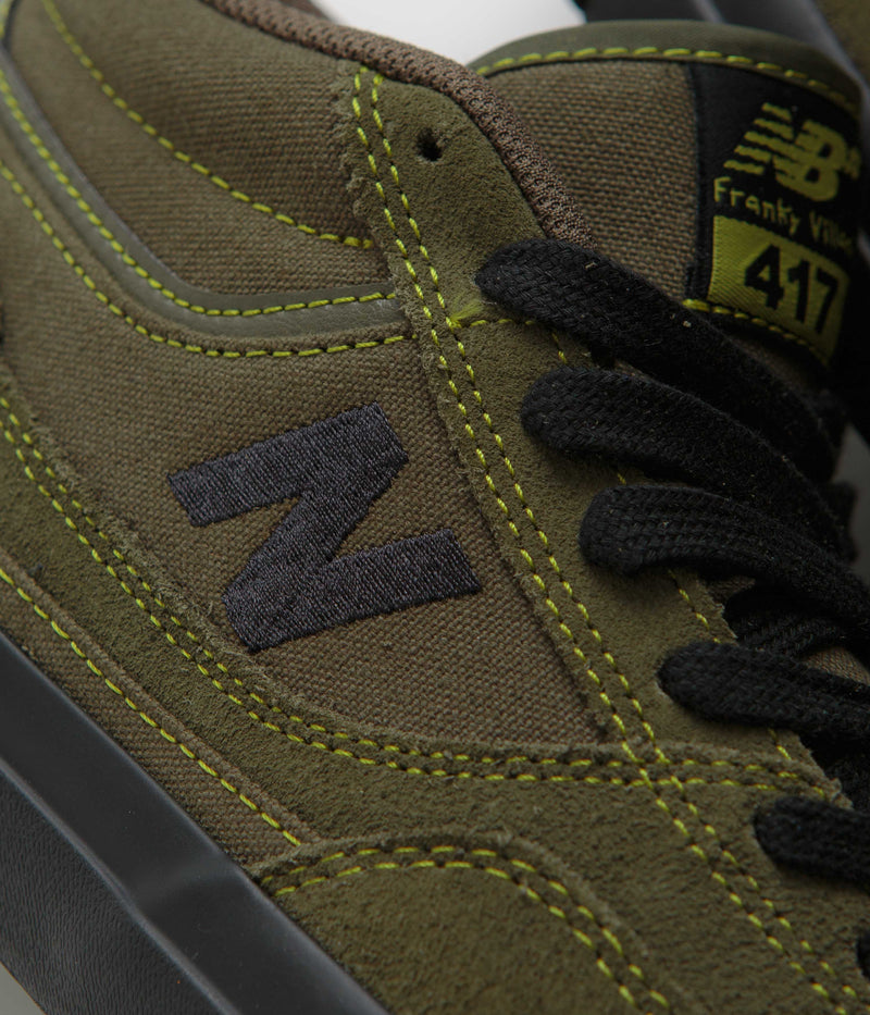 New Balance Numeric 417 Franky Villani Shoes in Dark Moss