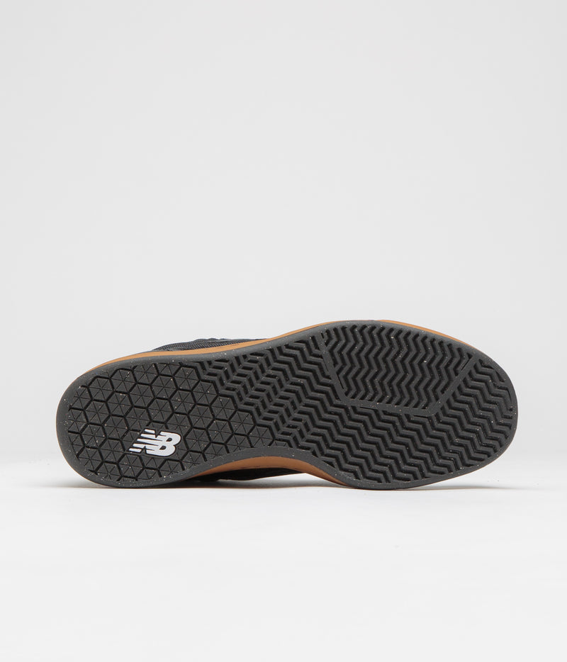 New Balance Numeric 440 Hi Shoes in Black and Black / Gum