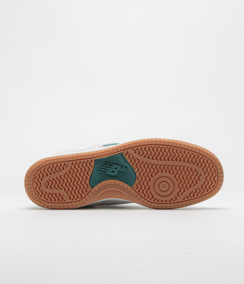 New Balance Numeric 480 Shoes in Sea Salt and White