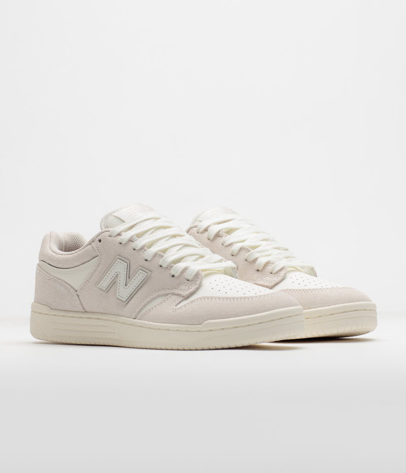 New Balance Numeric 480 Shoes in Vanilla and Vanilla