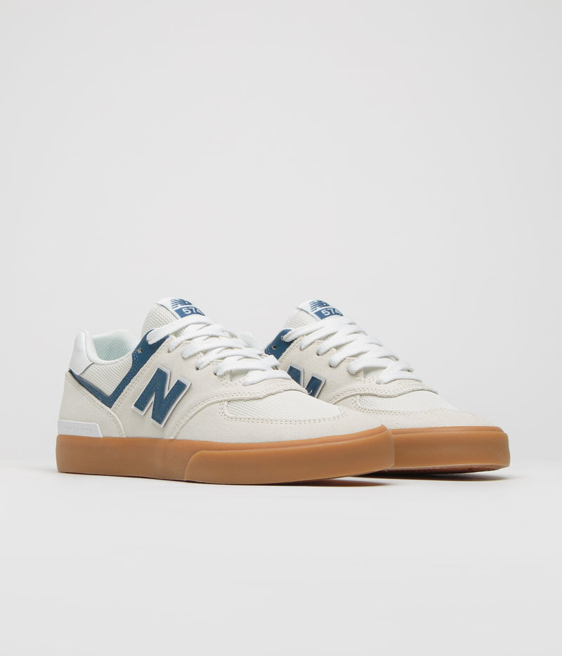 New Balance Numeric 574 Shoes in Sea Salt