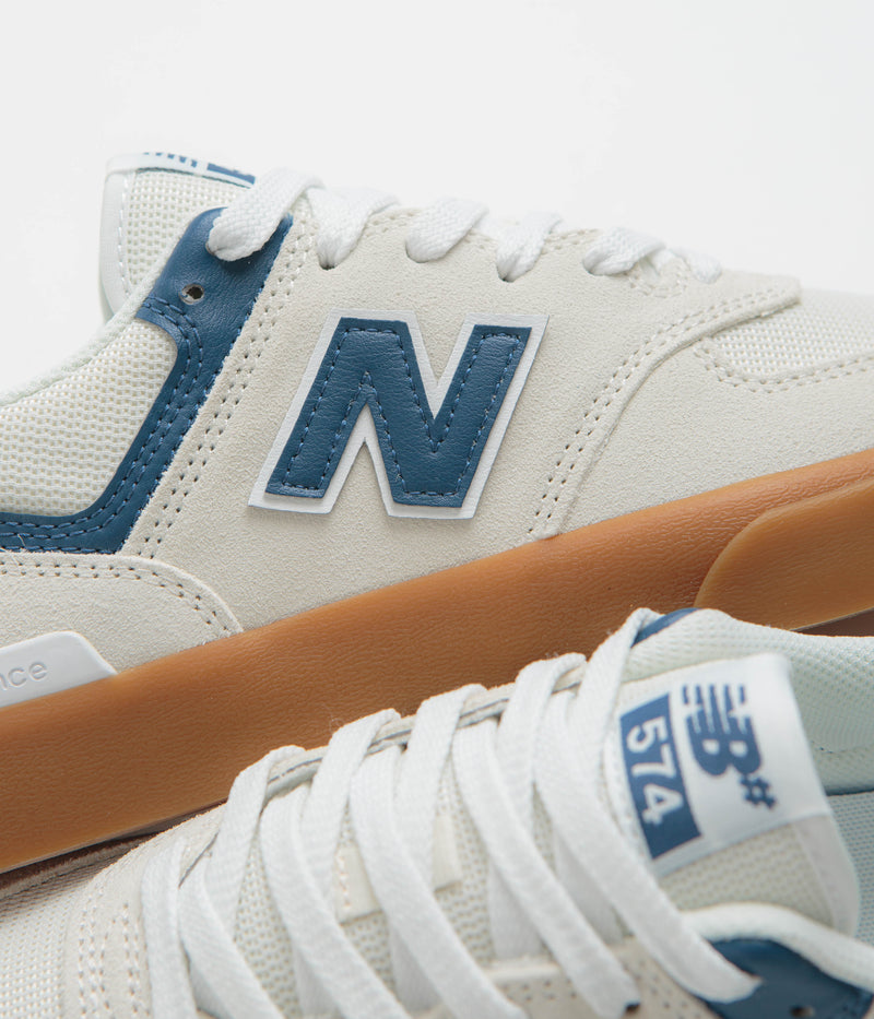 New Balance Numeric 574 Shoes in Sea Salt