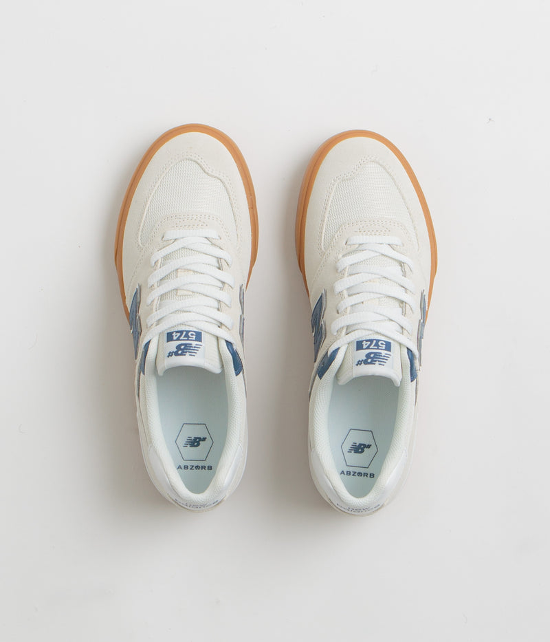 New Balance Numeric 574 Shoes in Sea Salt