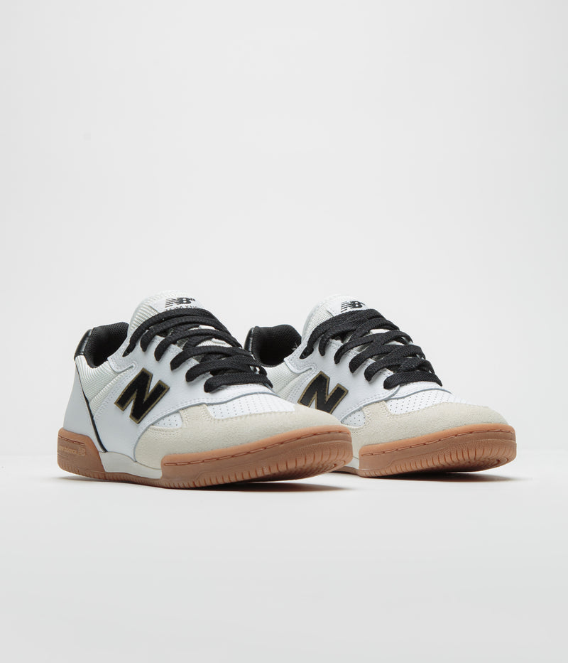 New Balance Numeric 600 Tom Knox Shoes in White and Black