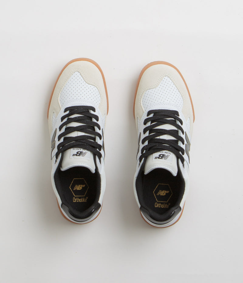 New Balance Numeric 600 Tom Knox Shoes in White and Black