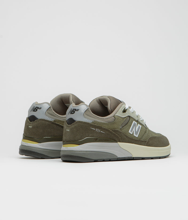 New Balance Numeric 933 Andrew Reynolds Shoes in Olivine