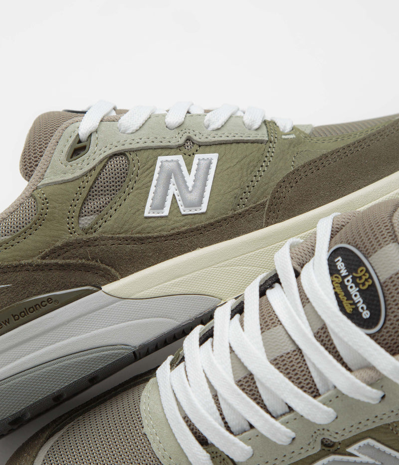 New Balance Numeric 933 Andrew Reynolds Shoes in Olivine