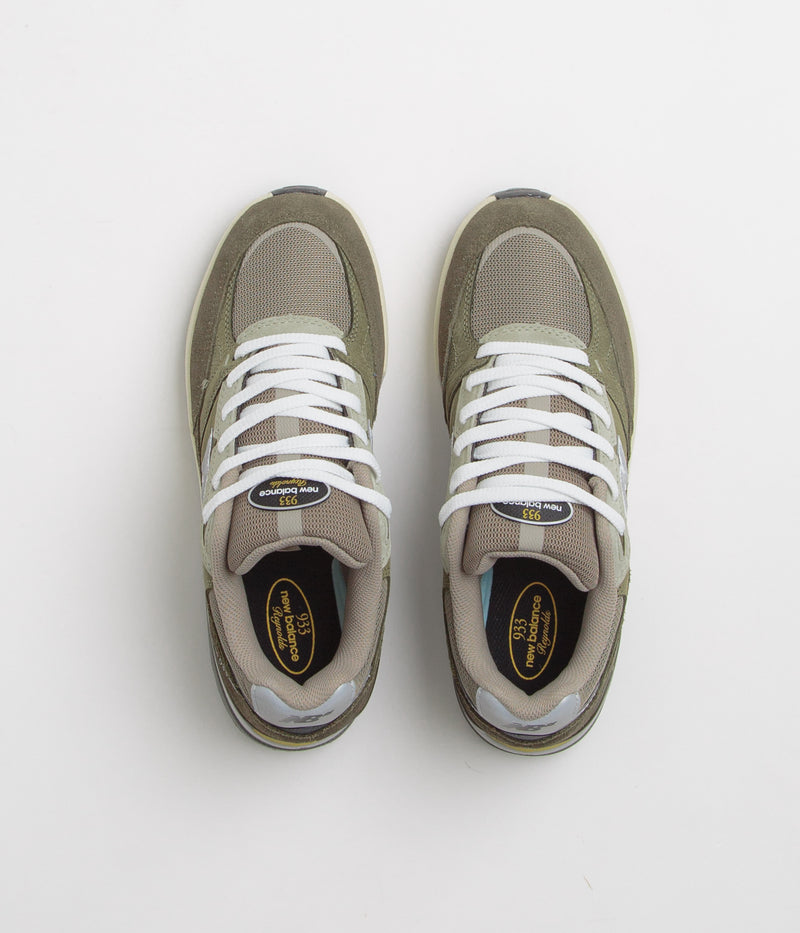 New Balance Numeric 933 Andrew Reynolds Shoes in Olivine