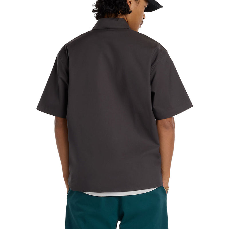 New Balance Numeric Button Up Shirt - Faded Black