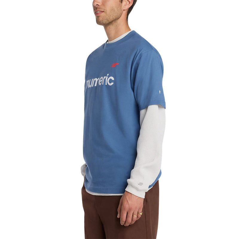 New Balance Numeric Linear Logo T-Shirt - Magic Blue