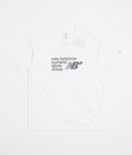 New Balance Numeric Stacked Graphic T-Shirt in White