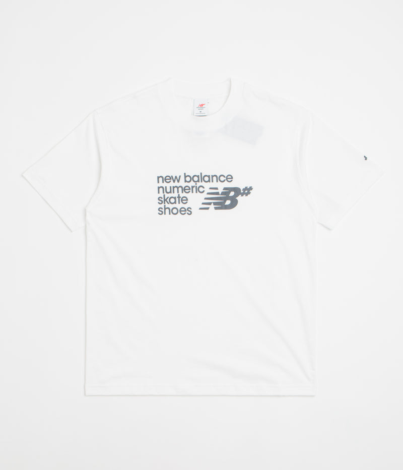 New Balance Numeric Stacked Graphic T-Shirt in White