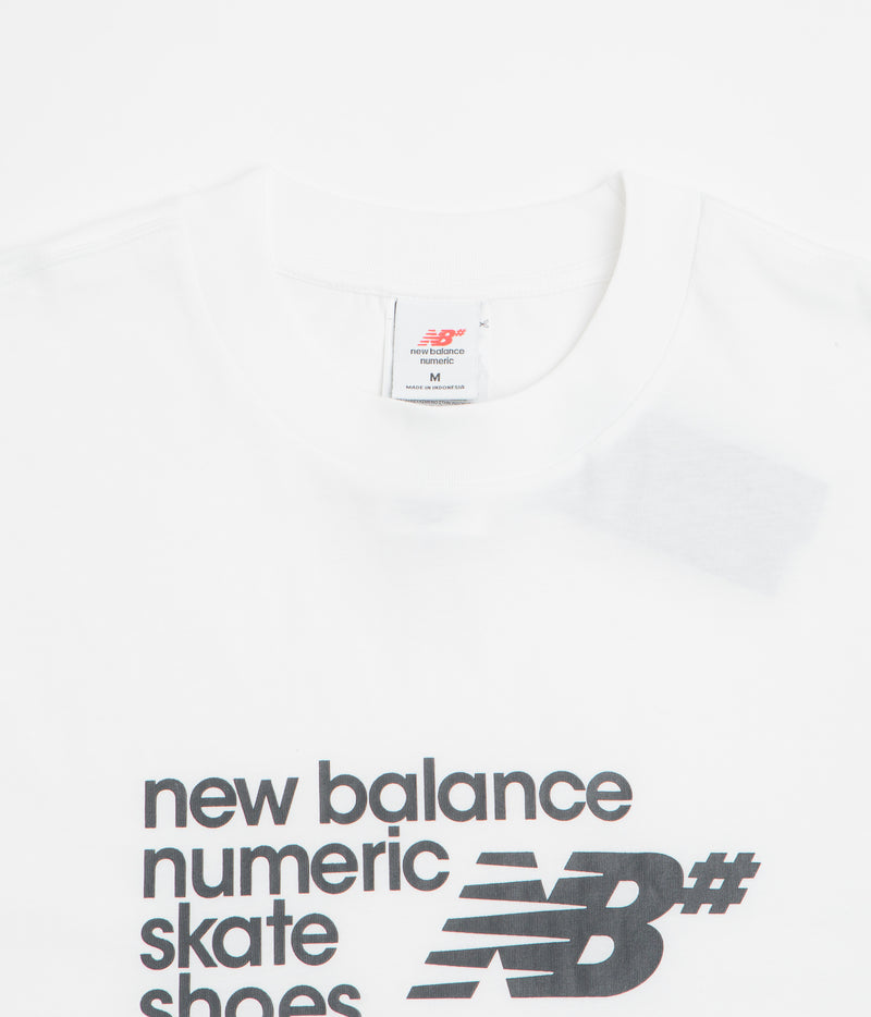 New Balance Numeric Stacked Graphic T-Shirt in White