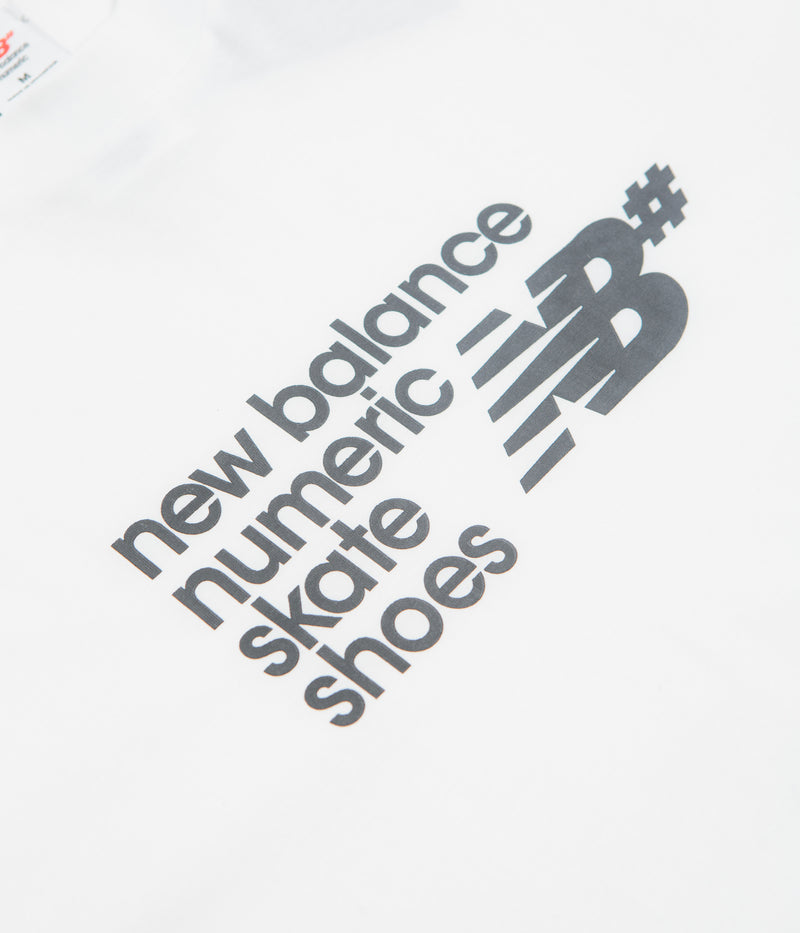 New Balance Numeric Stacked Graphic T-Shirt in White