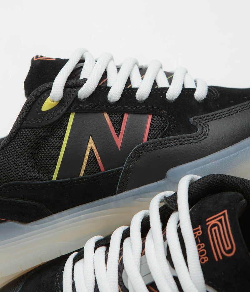 New Balance Numeric x Roland 808 Lite Tiago Lemos Shoes in Black and Orange