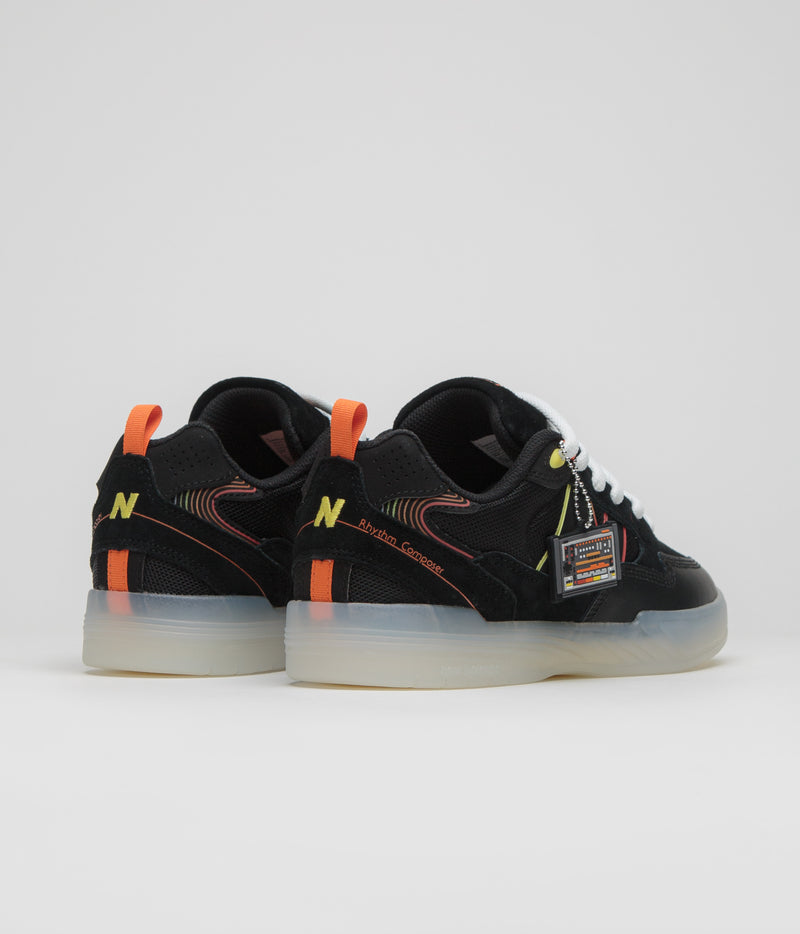 New Balance Numeric x Roland 808 Lite Tiago Lemos Shoes in Black and Orange