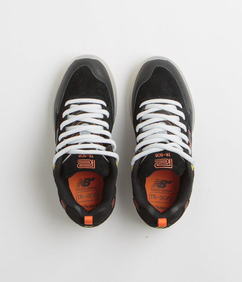 New Balance Numeric x Roland 808 Lite Tiago Lemos Shoes in Black and Orange