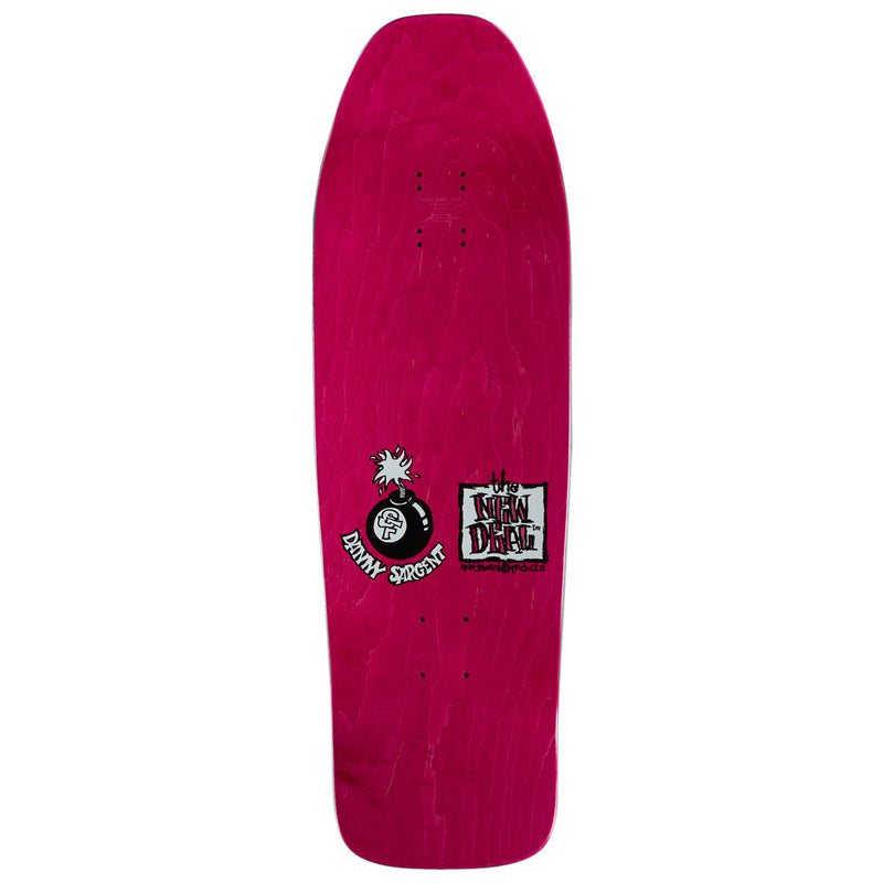 New Deal Danny Sargent Monkey Bomb Skateboard Deck - 9.62"