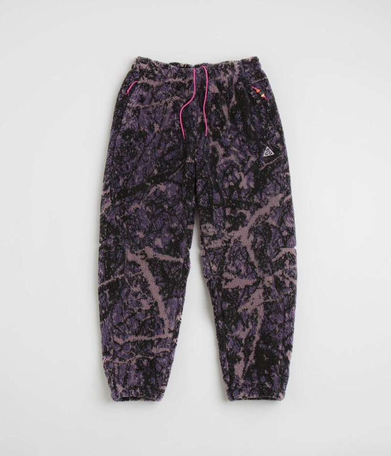 Nike ACG Canwell Glacier Windproof Pants in Dark Raisin and Black / Black / Summit White