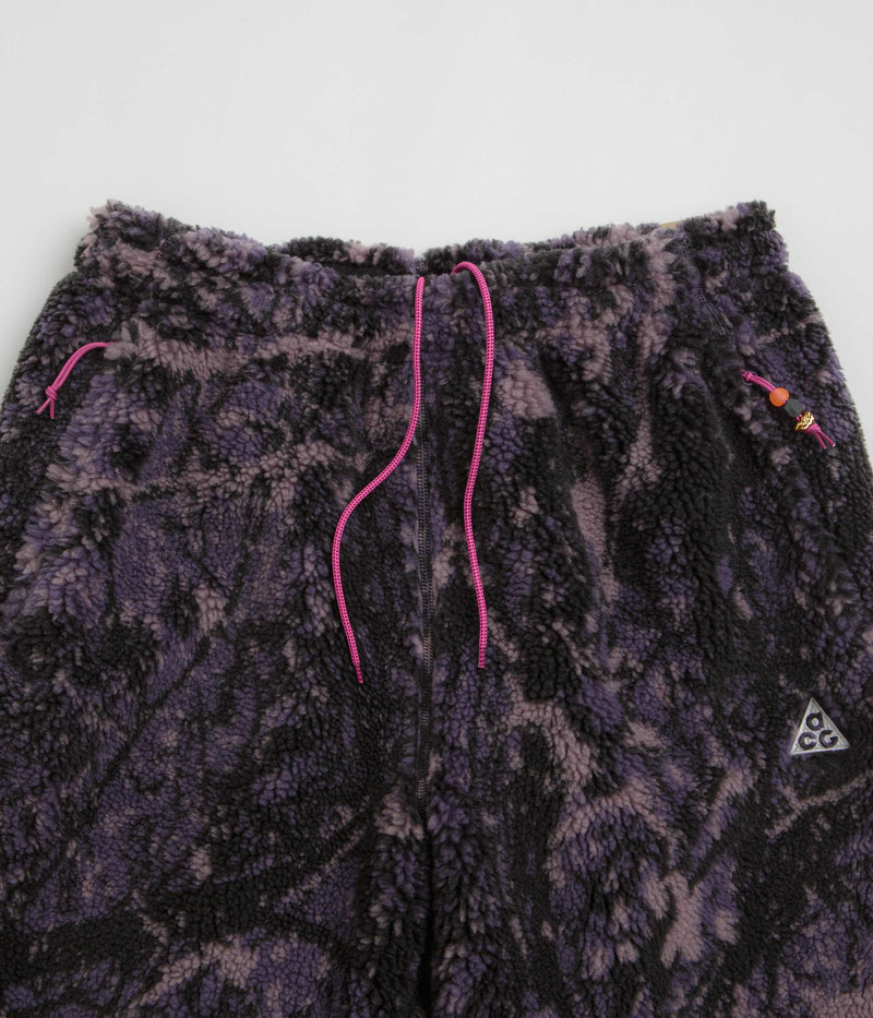 Nike ACG Canwell Glacier Windproof Pants in Dark Raisin and Black / Black / Summit White