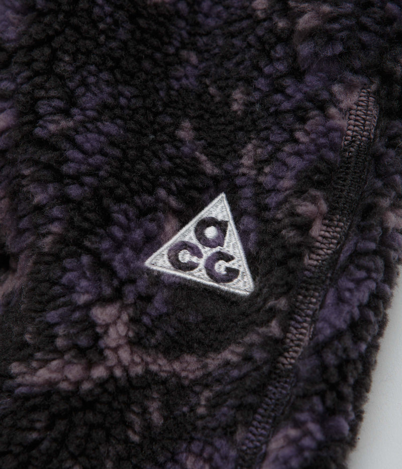 Nike ACG Canwell Glacier Windproof Pants in Dark Raisin and Black / Black / Summit White