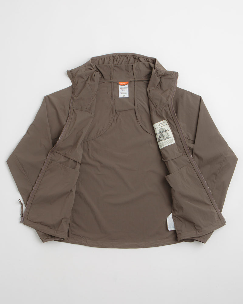 Nike ACG Five Towers Jacket in Ironstone and Mink Brown / Summit White