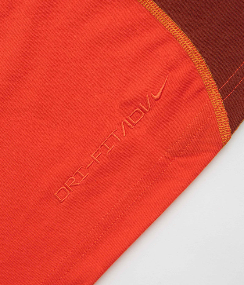 Nike ACG Goat Rocks T-Shirt in Picante Red and Cinnamon / Summit White
