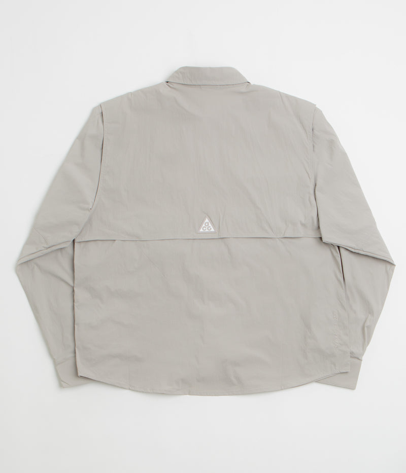 Nike ACG Orb Weaver Shirt in College Grey and Football Grey / Summit White