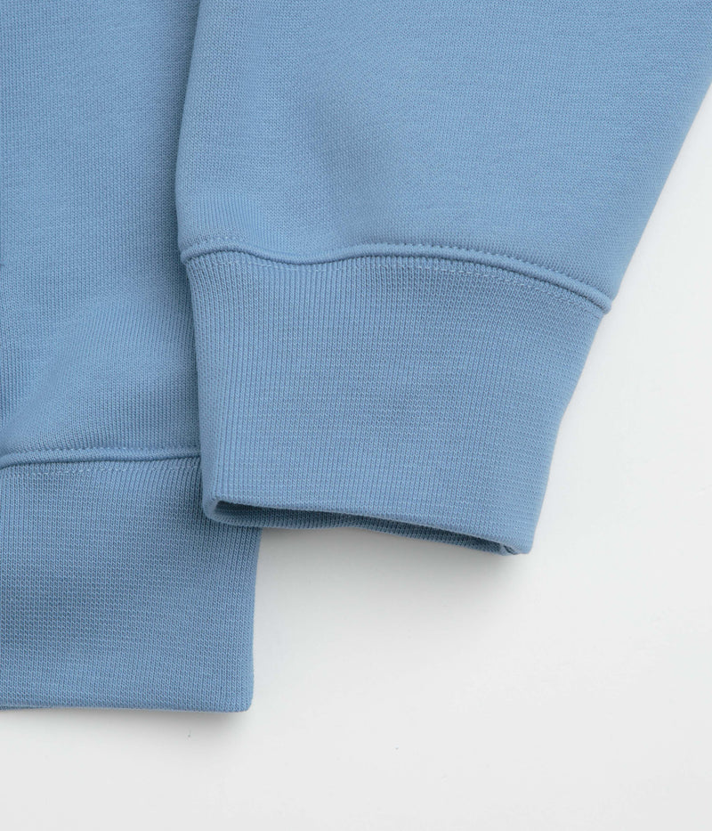 Nike ACG Tuff Fleece Triangle Hoodie in Work Blue and Sea Glass / Summit White