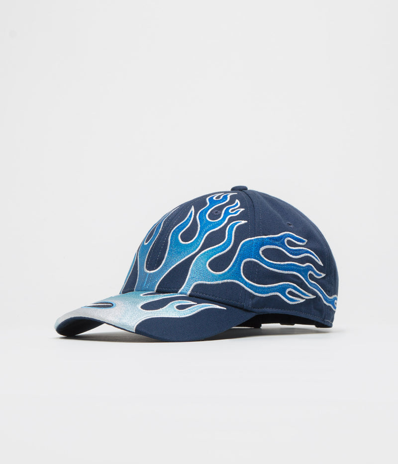 Nike Club Flame Cap in Midnight Navy