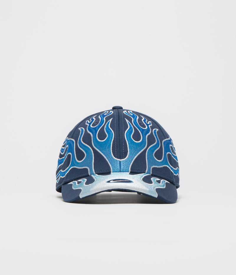 Nike Club Flame Cap in Midnight Navy
