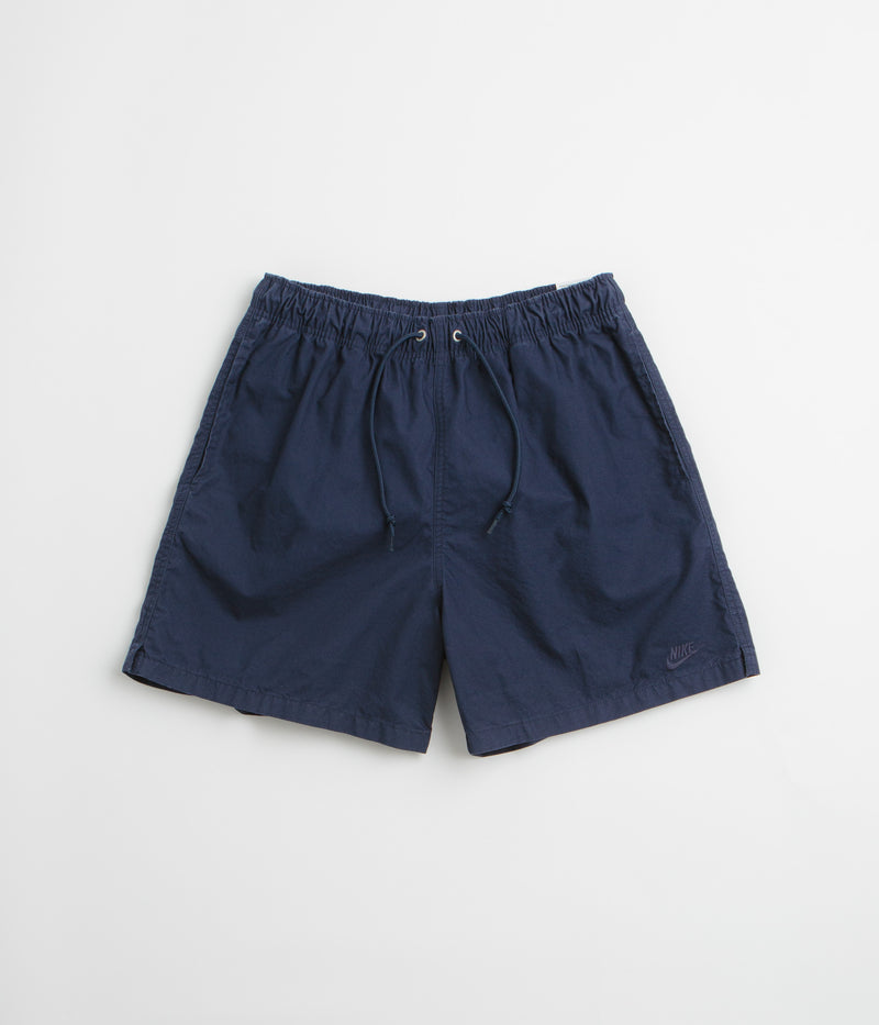 Nike Club Flow Wash Shorts in Obsidian and Obsidian