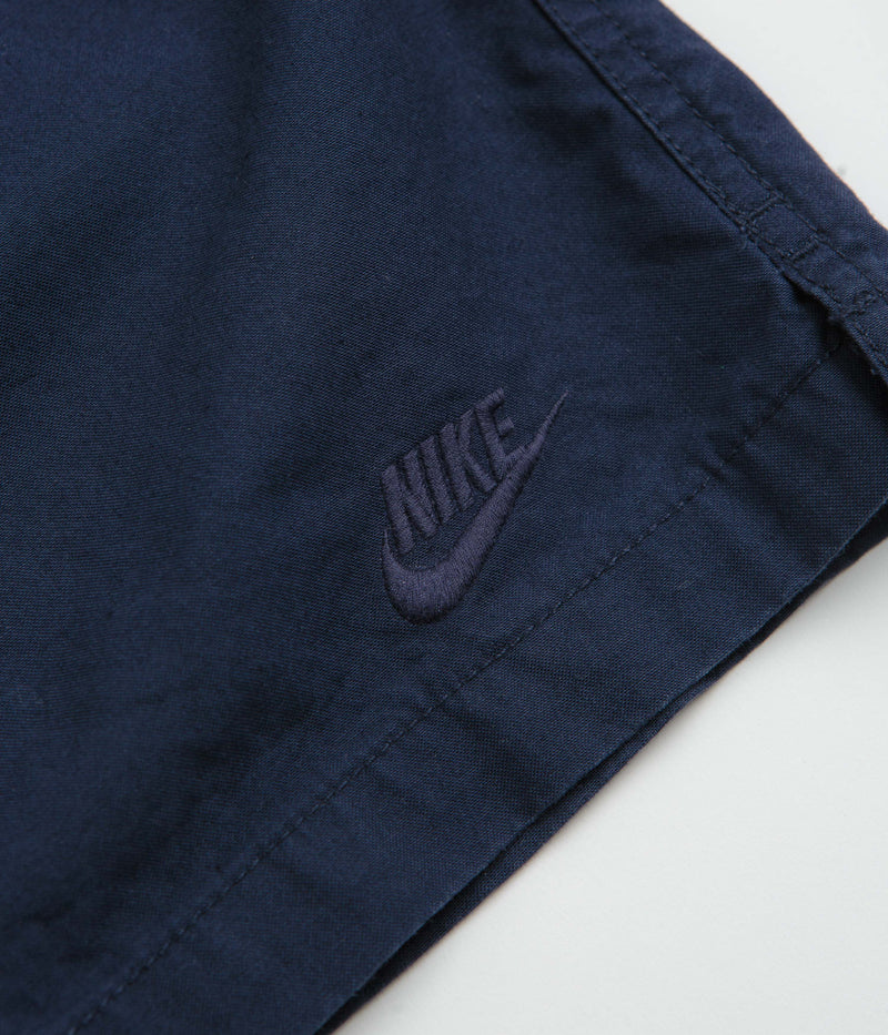 Nike Club Flow Wash Shorts in Obsidian and Obsidian